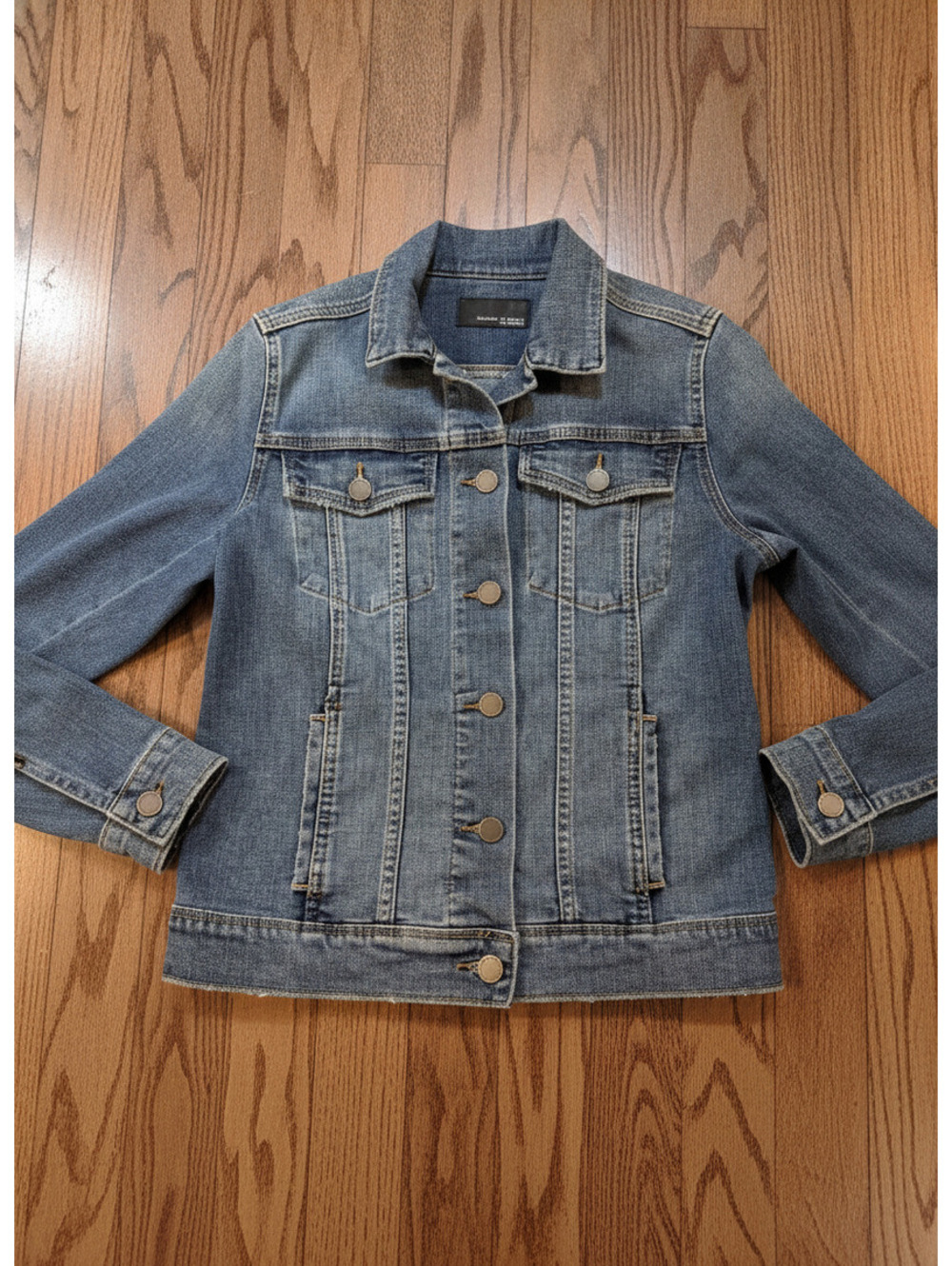 Articles of Society Women's Denim Jacket Size S Blue Cotton Blend